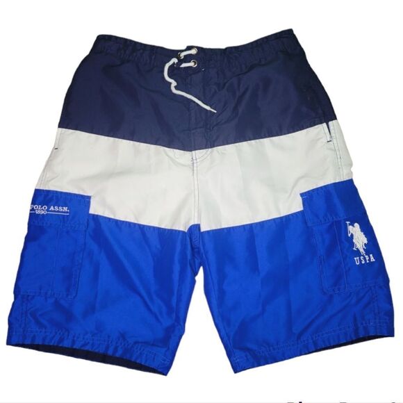 Bundle of 2 men's cargo swim trunks - Picture 2 of 16